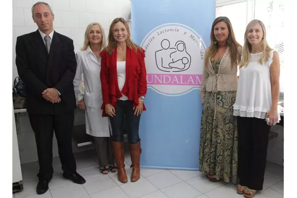 Betina O''Connell estuvo presente en la apertura de la sala de Lactancia Materna del Hospital Pediátrico Ramón Falcón, una iniciativa de Lancôme y Fundalam