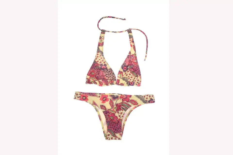 Bikini estampado con flores La flor de lavanda, $328