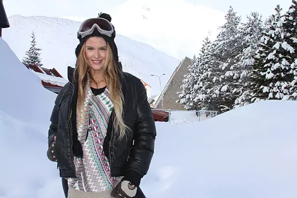 María del Cerro aprovechó para pasar unos días en Las Leñas