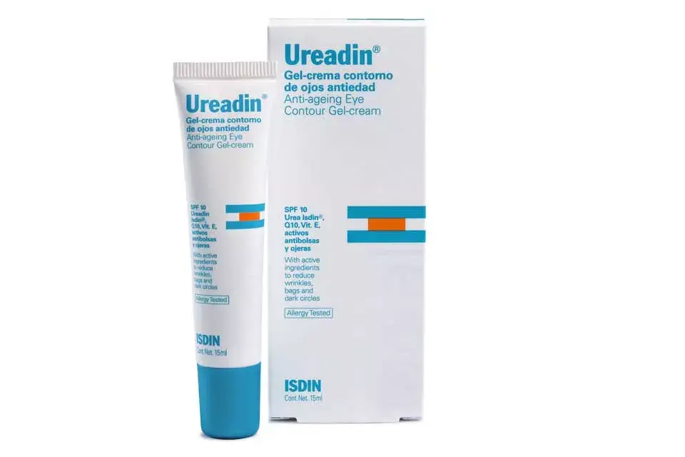 Gel-crema contorno de ojos: protege, hidrata y descongestiona párpados, bolsas y ojeras (Isdin, $294)