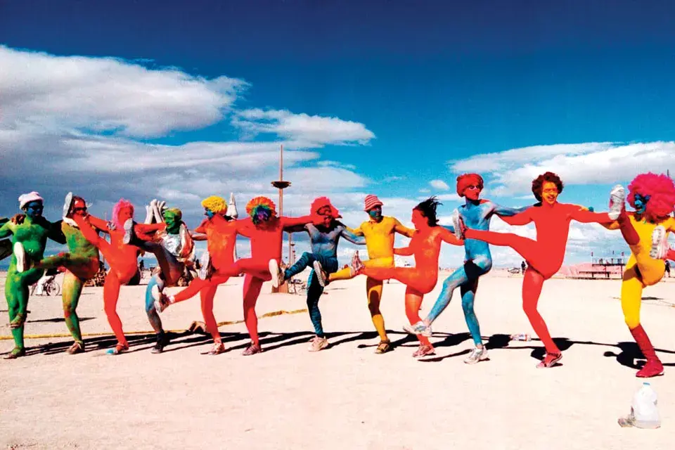 En el Festival Burning Man