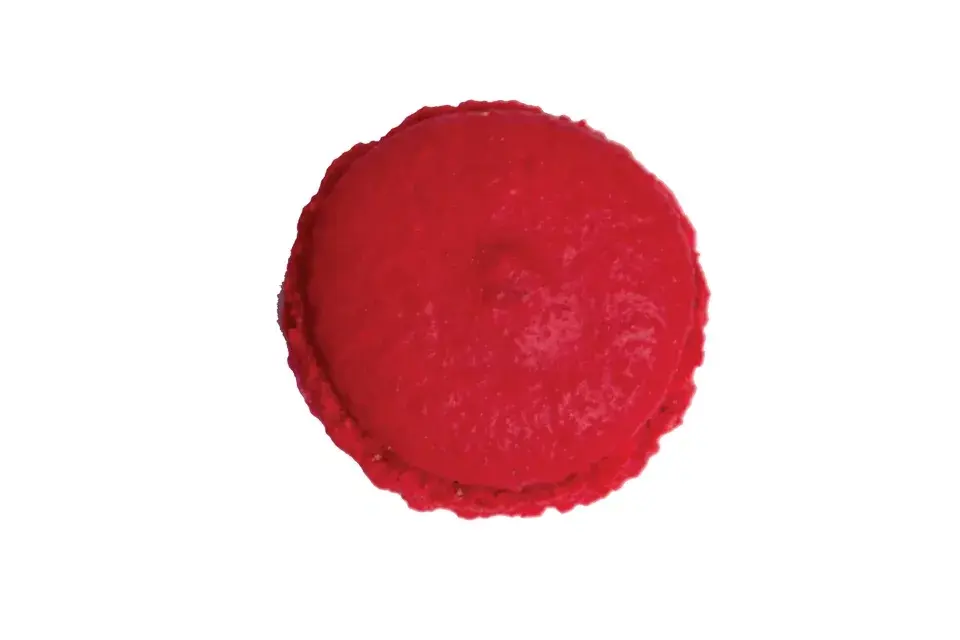 Macarrón de frambuesa (Les Croquants, $10 c/u)