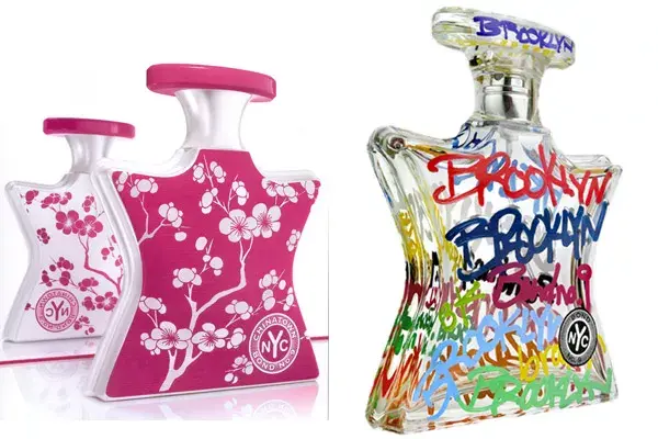 Perfume Bond Nro 9 China Town por 50ml ($ 558) y Brooklyn 100 ml  ($1120), en Rouge Edificio Pozzi