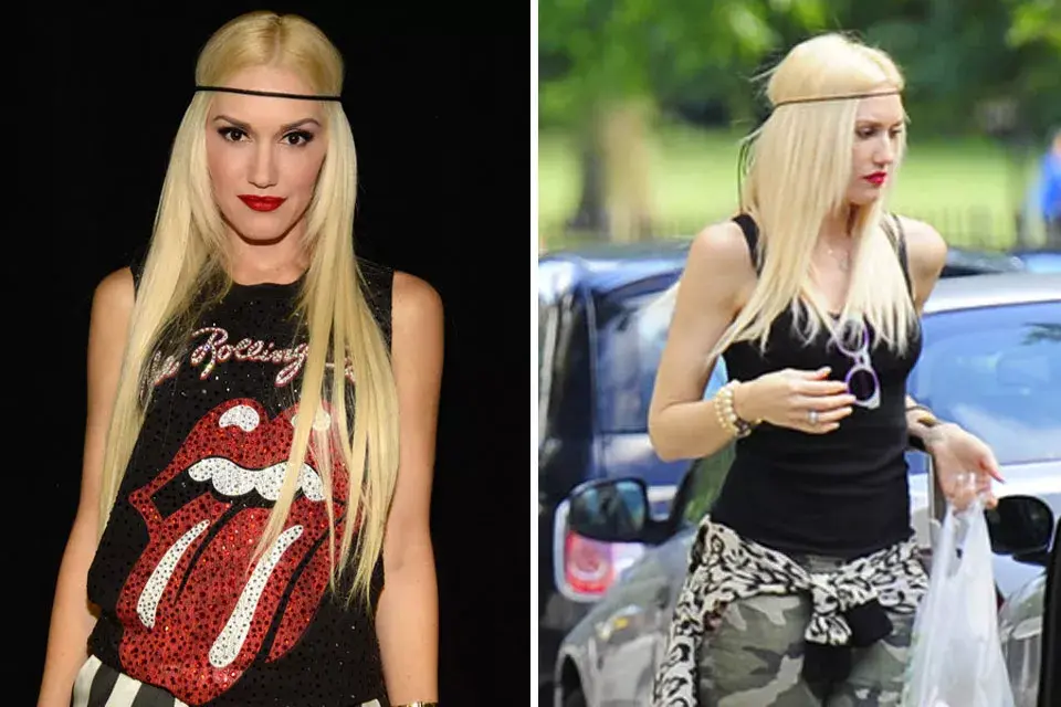 Pelo bien largo y extra extra lacio con vinchita para una de las rubias con más onda del mundo de la música