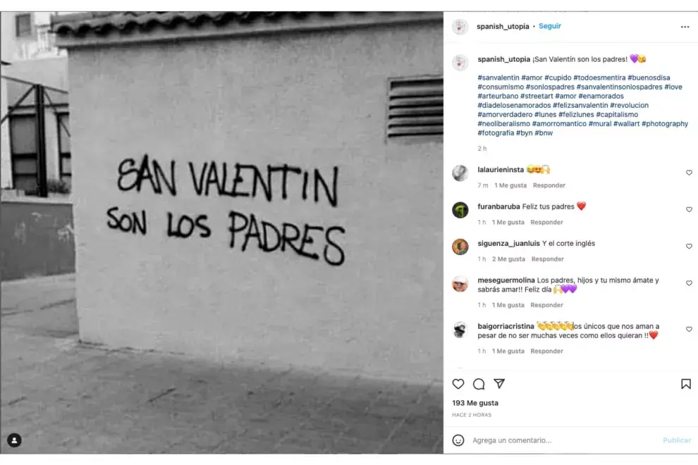 Fuente: Instagram/@spanish_utopia