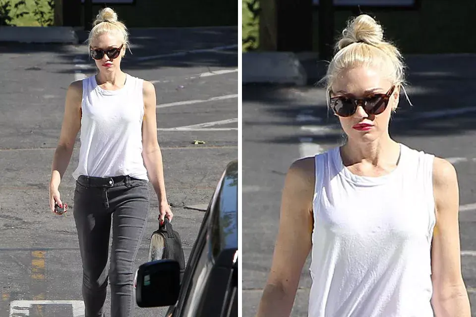 En este caso, la cantante optó por un recogido knit-knot, rápido y muy cómodo