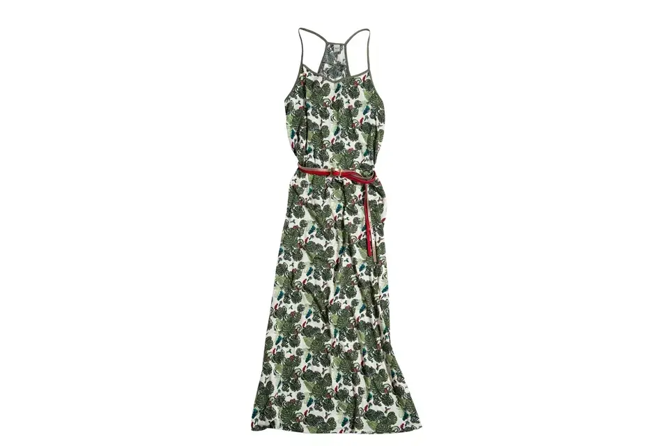Maxivestido estampado con lazo (Ver, consultar precio)