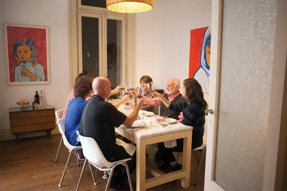 La cena de Nahuel Carbajo promocionada en Cookapp