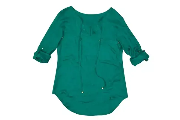 Blusa verde (Desiderata, $595)