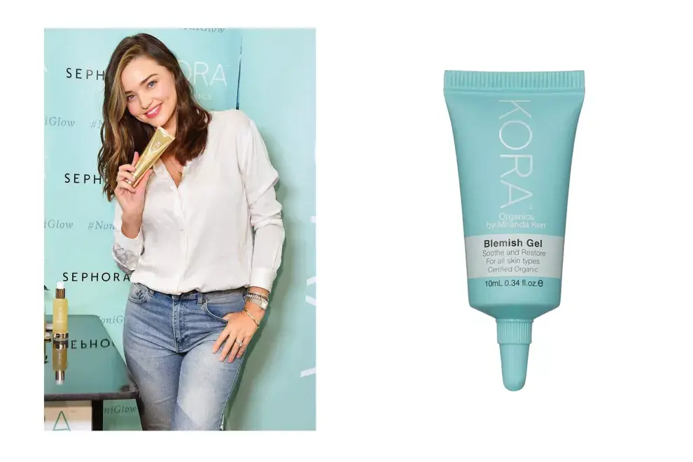 Miranda Kerr lleva adelante una de las líneas de make up más eco-friendly.