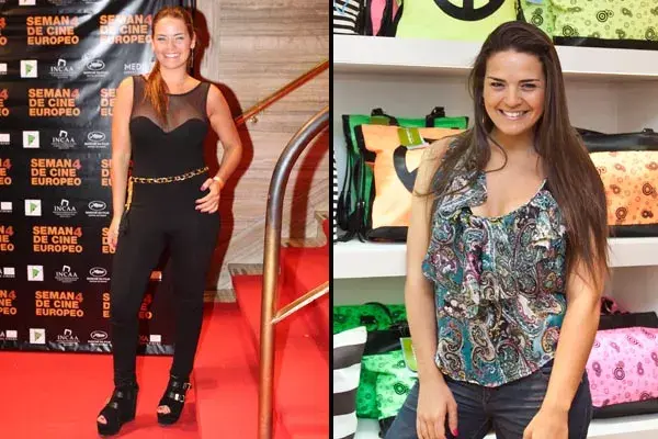 Dos looks bien diferentes para Mica Vázquez. Total black para la Semana del Cine Europeo y una blusa búlgara con jeans para visitar el local de Chenson, ¿cuál te gusta más?