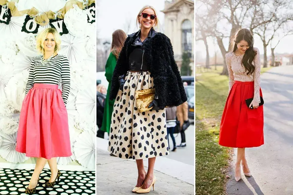 Perfecta para cuerpos de cintura marcada que no tienen mucha panza. Para afinar y disimular la pancita  se pueden combinar con blusas del mismo tono.  La monocromía estiliza