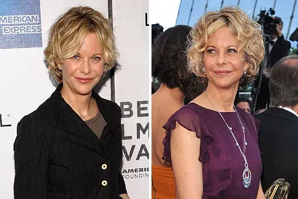 Meg Ryan, con el pelo con muchas ondas