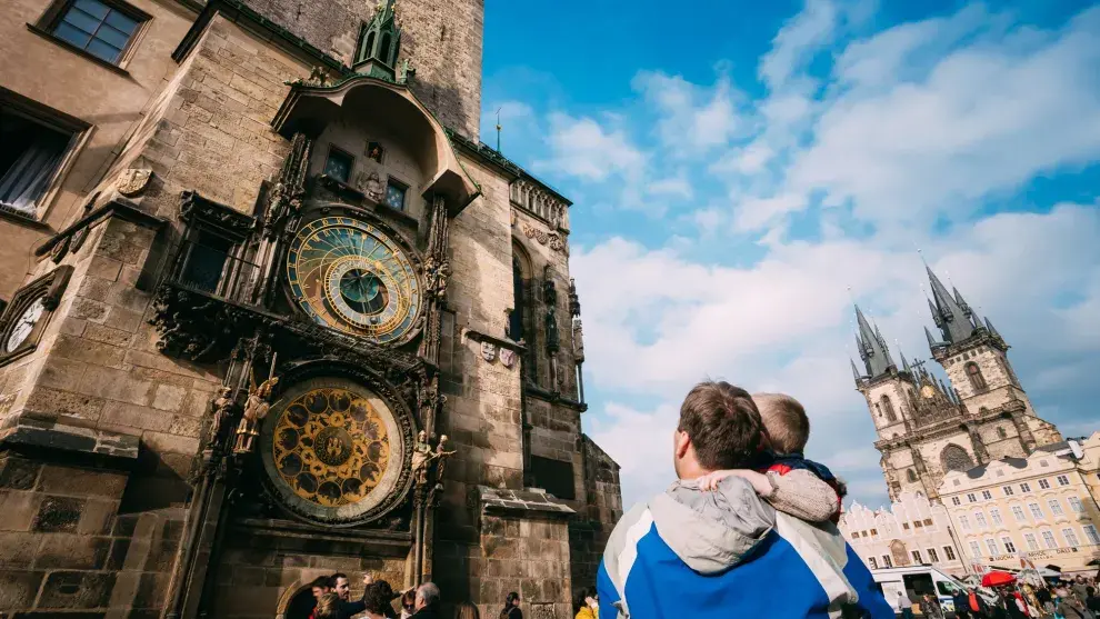 Reloj astronómico en Praga