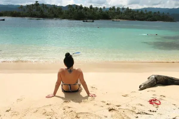 La paradisíaca playa de San Blas