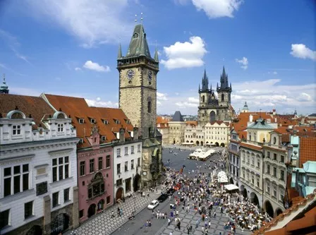 La plaza de la Ciudad Vieja de Praga