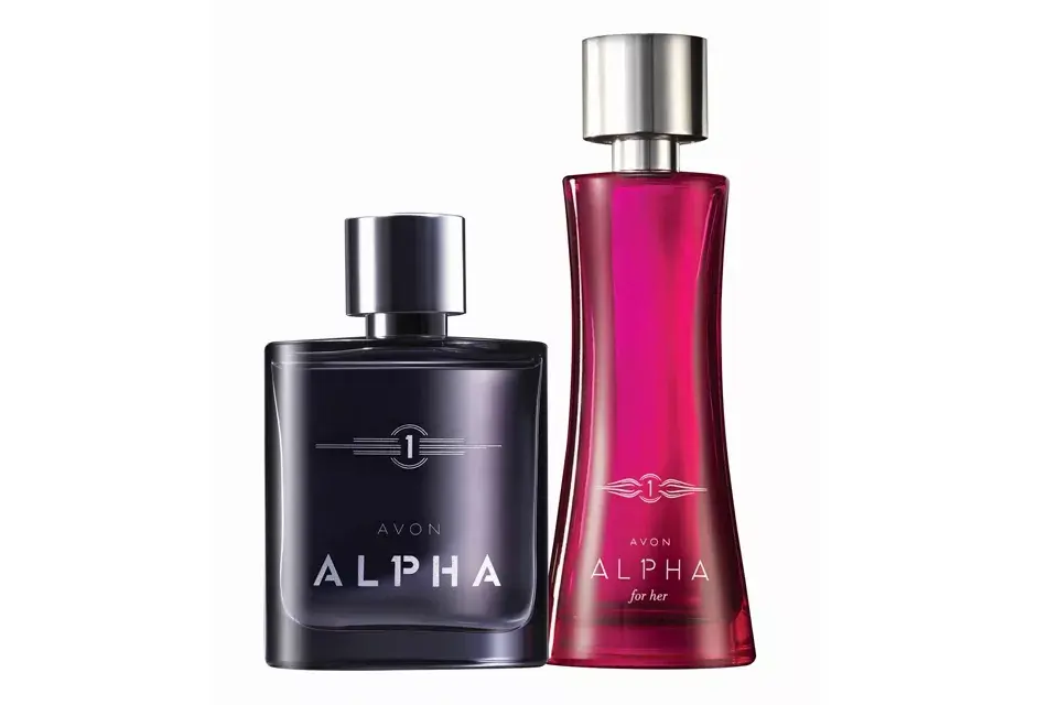 Fragancias Avon Alpha for Him y for Her, Eau de Parfum, 50 ml ($575 cada uno)