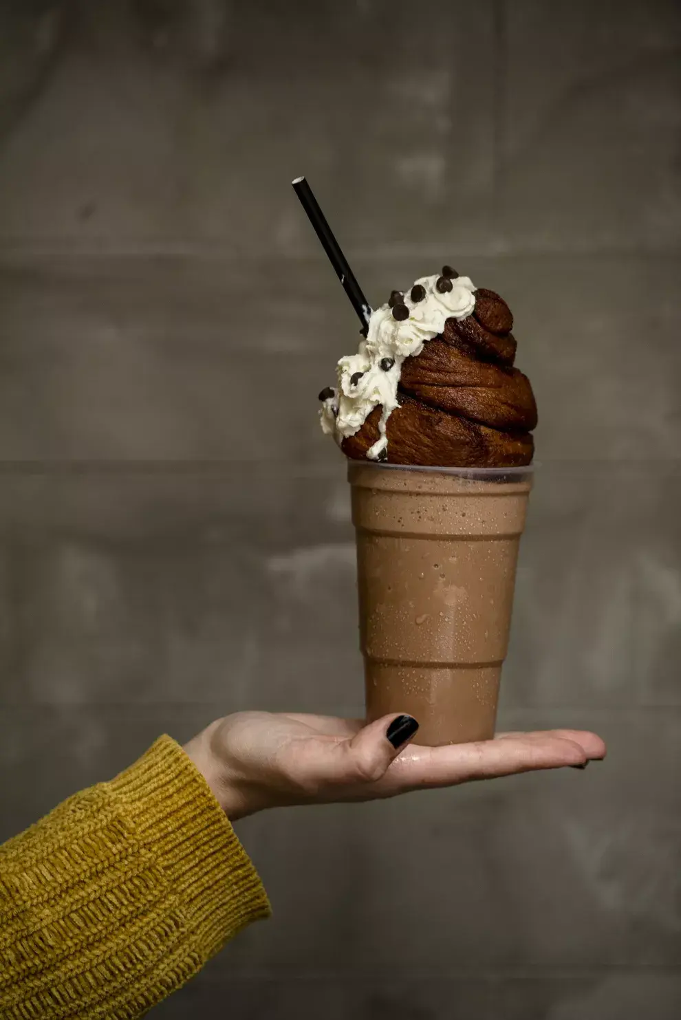 Los frapuccinos de París Crepas están hechos a base de café Lavazza, leche fría y mucho hielo. 