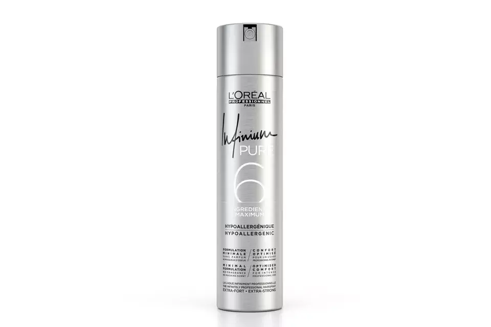 Spray fijador (Infinium, $650)