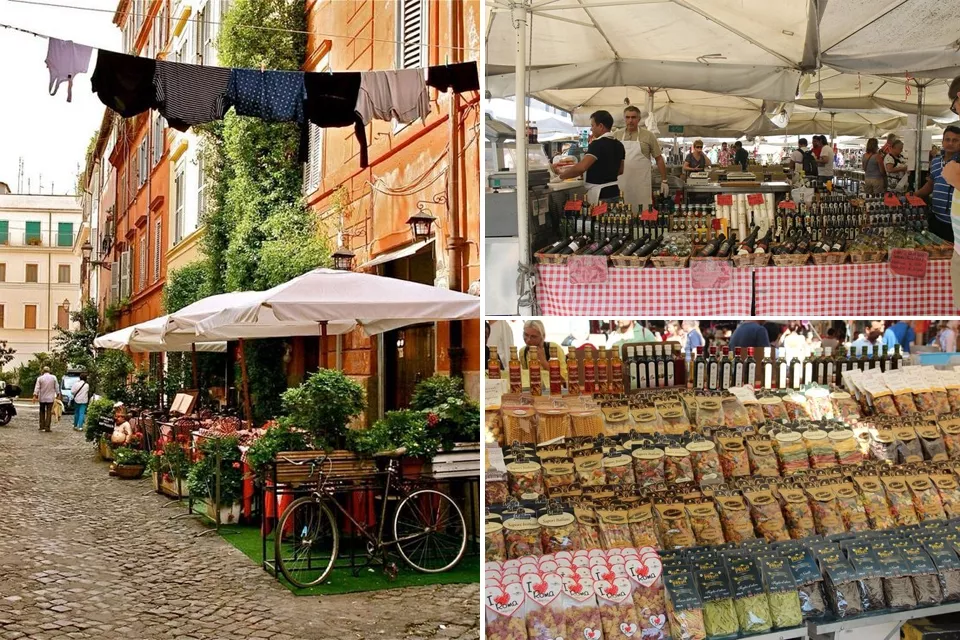 Ubicado entre la bellísima Piazza Navona y Piazza Farnese, cada mañana el lugar se convierte en uno de los destinos turísticos más visitados de la ciudad