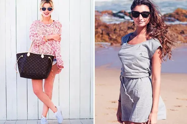 Camila Constantini y Paloma Cepeda con looks bien playeros ¿Qué te parecen?