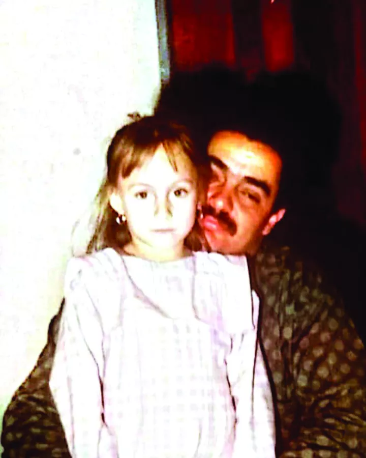 Lucía Galeano (34) y su papá, Fabián