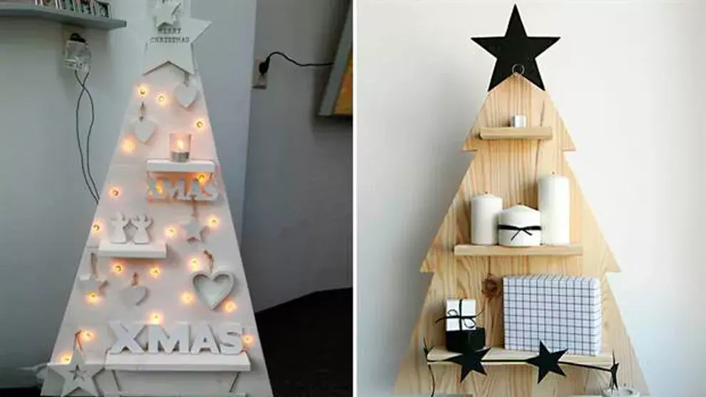 El estilo nórdico desembarca en los arboles de navidad. Si sos amante de esta tendencia podés inspirarte en estos ejemplos y armar tu propia versión