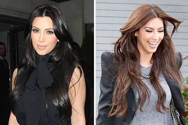 Las dos versiones, siempre con el pelo bien largo y lacio