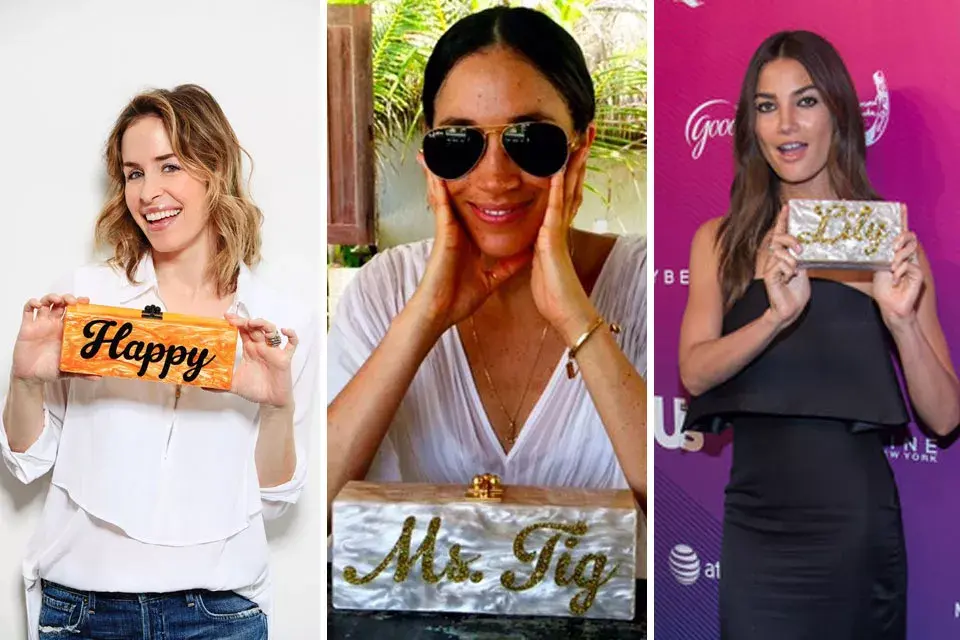 Las blogueras y modelos presumen de su clutch personalizado