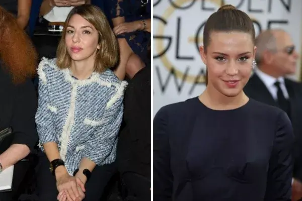 Sofía Coppola y Adèle Exarchopoulos, dos celebrities que no pueden faltar en las primeras filas de ningún desfile importante