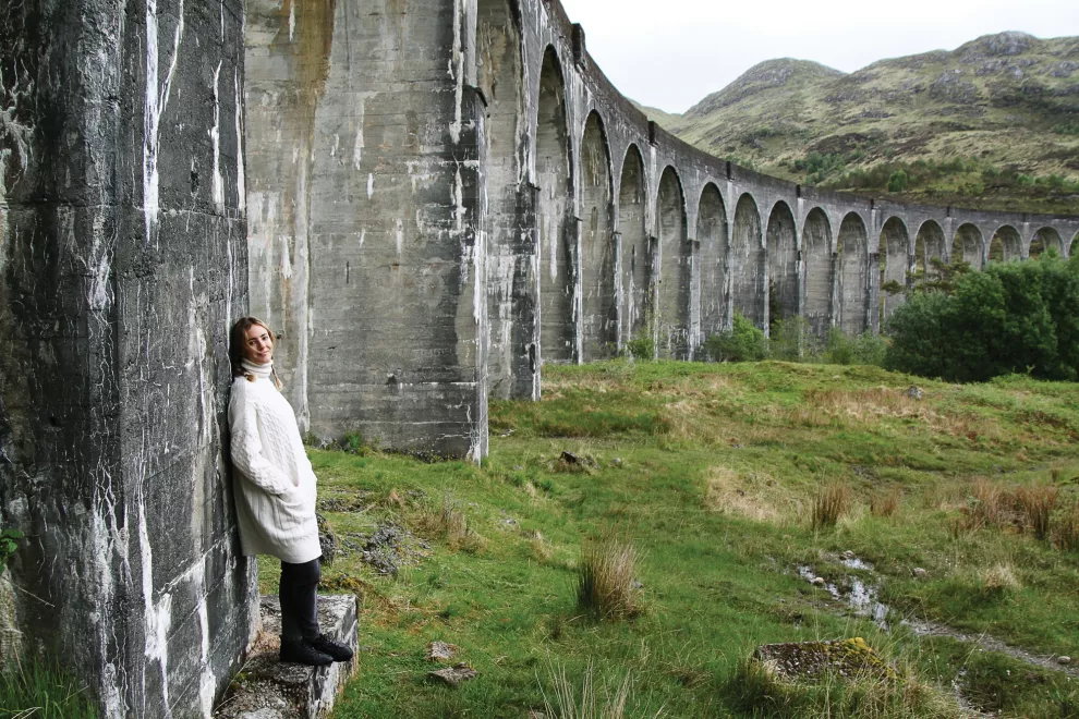 Viaducto de Glenfinnan: por acá pasa el tren que lleva a Harry Potter a la escuela de magia.