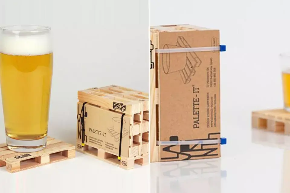 ¿Qué opinás de estos posavasos hechos con pallets? ¿Te gustan?