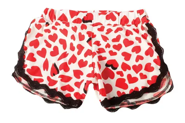 Short con estampa de corazones (Recreo, $60)