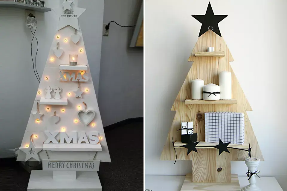 El estilo nórdico desembarca en los arboles de navidad. Si sos amante de esta tendencia podés inspirarte en estos ejemplos y armar tu propia versión
