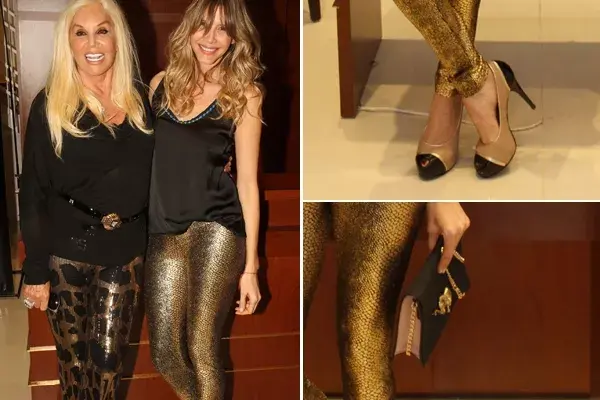Guillermina Valdés pasó por el local Rubí Rubí y se encontró con Susana Gimenez. Las dos vestidas de negro y dorado disfrutaron de la nueva colección de la joyería y se pusieron al día con todas las novedades de la temporada