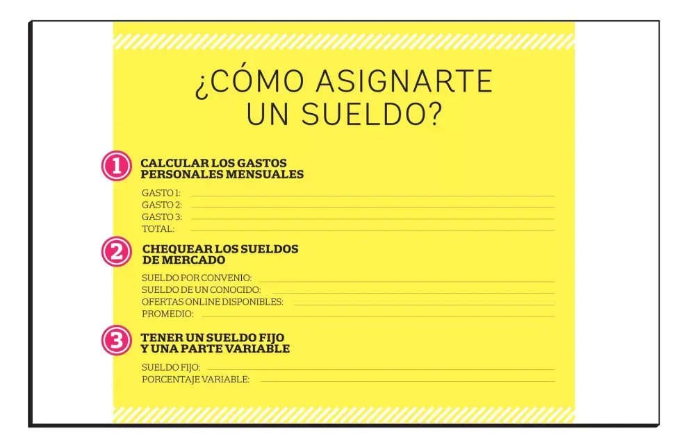 ¿Todavía no te asignaste un sueldo por tus servicios? Es hora de que lo hagas.