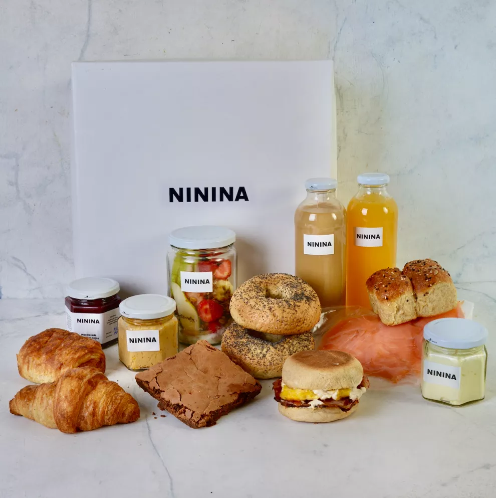 Ninina propone un brunchbox para compartir. 