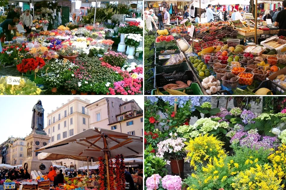 Ubicado entre la bellísima Piazza Navona y Piazza Farnese, cada mañana el lugar se convierte en uno de los destinos turísticos más visitados de la ciudad