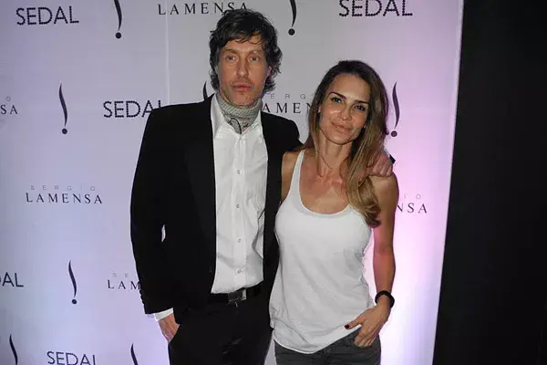 María Vázquez fue una de las invitadas a la nueva peluquería de Sergio Lamensa, el estilista de Sedal