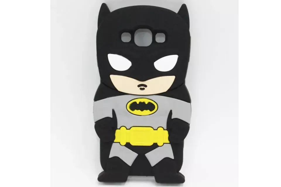 Otra para fans de los superhéroes, con un mini Batman