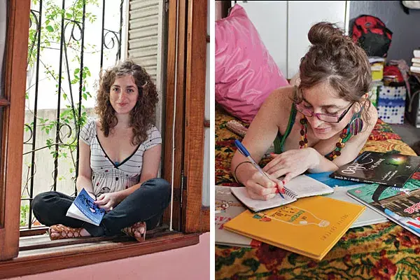 Bárbara da clases de escritura