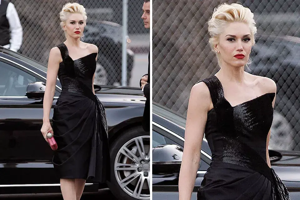 ¡Divina, divina! A Gwen le quedan muy bien los peinados despejados, resalta sus facciones. Acá, con recogido despeinado, y mucho volumen en la parte superior