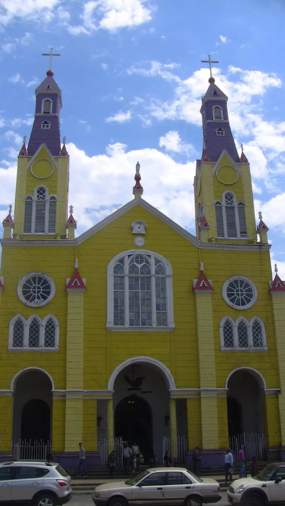 Iglesia de Castro, una de las 16 edificaciones católicas que fueron declaradas patrimonio de la Humanidad por la Unesco