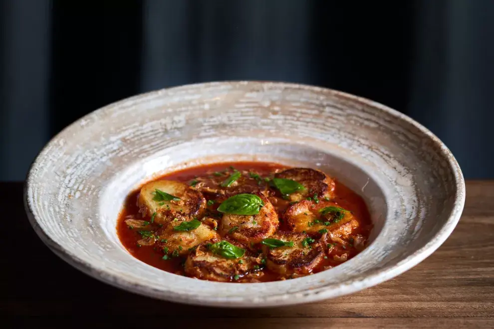 Ñoquis de provoleta. Foto gentileza: Enero