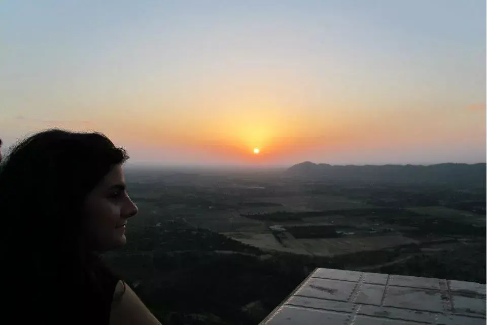 Atardecer en Pushkar. Foto: Cintia Kemelmajer.