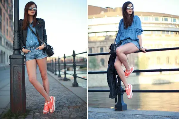 Andy Torres, una de las blogueras más reconocidas del mundo, con zapatillas deportivas