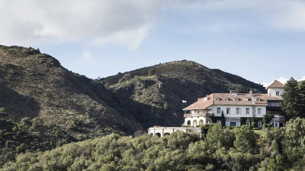 El castillo de Mandl fue construído en 1934 y ahora funciona como hotel