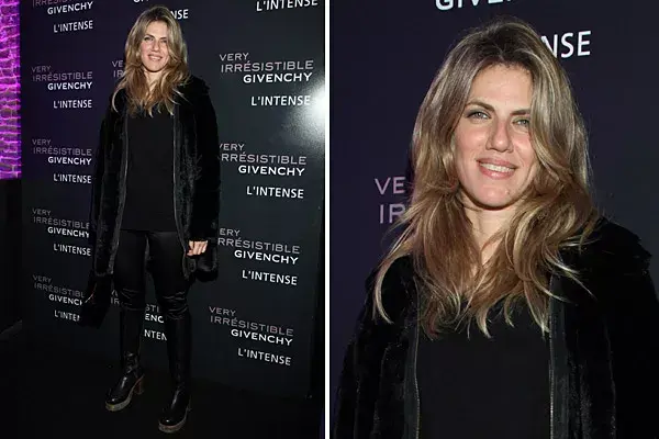 Natalia Graciano también se sumó al estilo negro total para el evento de Givenchy