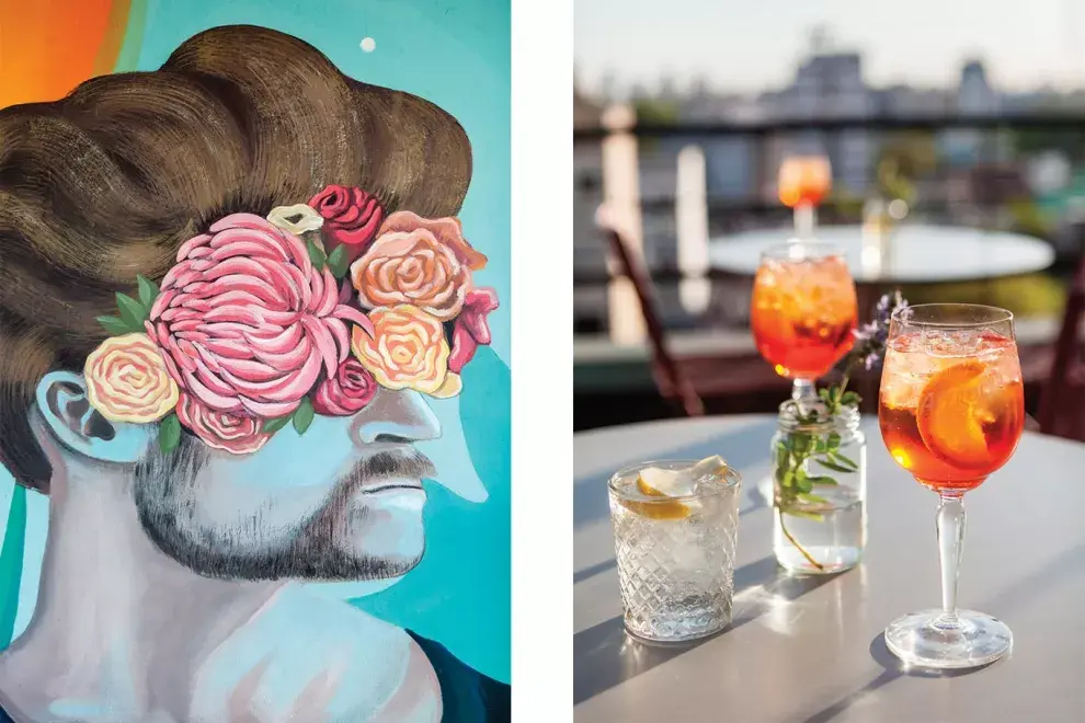 La terraza de Selina es un lugar estratégico para ver caer el sol frente a tus ojos. 