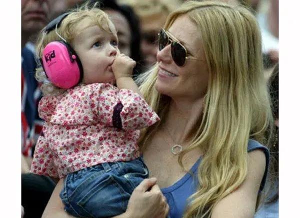 La actriz Gwyneth Paltrow y su hija Apple Martin